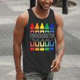 Colorful Crayon Kindergarten Team Tee For Teachers Students Men Women Kids Men Tank Top, funny gift
