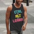 Computer Teacher Back To School Kids Ctrl Alt Learn Men Tank Top, funny gift Computer Teacher Back To School Kids Ctrl Alt Learn Men Tank Top, funny gift