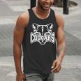 Cougars Teacher Student School Sports Fan Team Spirit Men Tank Top, funny gift Cougars Teacher Student School Sports Fan Team Spirit Men Tank Top, funny gift
