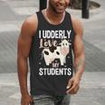 Cow Teacher Lover Men Tank Top, funny gift