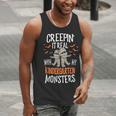 Creepin It Real Kindergarten Monsters Halloween Teacher Men Tank Top, funny gift