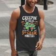 Creepin It Real Monster School 3rd Grade Teacher Halloween Men Tank Top, funny gift