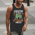 Creepin It Real Monster School 5th Grade Teacher Halloween Men Tank Top, funny gift