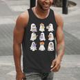 Cute Ghost Reading Books Teacher Halloween Reading Men Women Kids Men Tank Top, funny gift