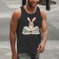 Cute Reading Bunny Glasses Books Bookworm Reader Teacher Men Tank Top, funny gift Cute Reading Bunny Glasses Books Bookworm Reader Teacher Men Tank Top, funny gift