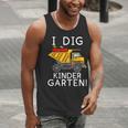 I Dig Kindergarten Student Teacher Construction First Day Men Tank Top, funny gift