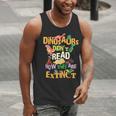 Dinosaurs Didn't Read Now They Are Extinct Reading Teacher Men Tank Top, funny gift Dinosaurs Didn't Read Now They Are Extinct Reading Teacher Men Tank Top, funny gift