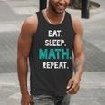 Eat Sleep Math Repeat Math Teacher Men Women Girls Kids Men Tank Top, funny gift