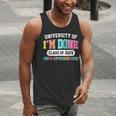 Fun University Of I'm Done Class Of 2025 Teacher Retirement Men Tank Top, funny gift