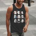 Ghosts With Books Library Halloween Men Women Kids Teacher Men Tank Top, funny gift