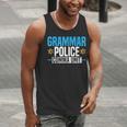 Grammar Police Comma Unit English Teacher Grammar Teacher For Men Women Men Tank Top, English Teacher Tank Tops, funny gift