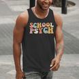 Groovy Retro School Psych Teacher School Psychologist For Men Women Girls Kids Men Tank Top, Groovy Teacher Tank Tops, funny gift