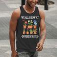 We All Grow At Different Rates Back To School Teacher Men Tank Top, funny gift We All Grow At Different Rates Back To School Teacher Men Tank Top, funny gift