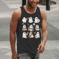 Halloween Ghost Music Teacher Playing Instruments Men Tank Top, funny gift