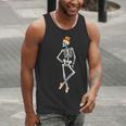 Halloween Skeleton Tap Dance Ballet Dance Teacher Men Tank Top, funny gift