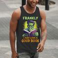 Halloween Teacher Librarian Frankenstein Reading Books Men Tank Top, funny gift Halloween Teacher Librarian Frankenstein Reading Books Men Tank Top, funny gift
