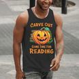 Halloween Teacher Librarian Pumpkin Reading Books Men Women Kids Men Tank Top, funny gift Halloween Teacher Librarian Pumpkin Reading Books Men Women Kids Men Tank Top, funny gift