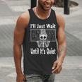 Halloween Teacher Math I'Ll Just Wait Until It's Quiet Men Tank Top, funny gift Halloween Teacher Math I'Ll Just Wait Until It's Quiet Men Tank Top, funny gift