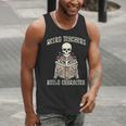 Halloween Weird Teachers Build Character Costume Men Women Men Tank Top, funny gift