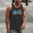 Hanukkah Leopard Plaid Teacher Chanukah Jewish Women Men Men Tank Top, funny gift