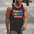 Happy Fri-Yay Friday Lovers Fun Teacher Life Weekend Men Tank Top, funny gift Happy Fri-Yay Friday Lovers Fun Teacher Life Weekend Men Tank Top, funny gift