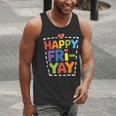 Happy Fri-Yay Teacher Life Weekend Pun Happy Friday Men Tank Top, funny gift Happy Fri-Yay Teacher Life Weekend Pun Happy Friday Men Tank Top, funny gift