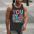 You Can Do Hard Things School Student Teachers Men Tank Top, funny gift You Can Do Hard Things School Student Teachers Men Tank Top, funny gift