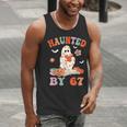 Haunted By 67 Boo Ghost Teacher 6 7 Halloween Costume Men Tank Top, funny gift Haunted By 67 Boo Ghost Teacher 6 7 Halloween Costume Men Tank Top, funny gift