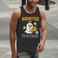 Haunted By Fractions Math Halloween Teacher Men Tank Top, funny gift