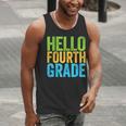 Hello Fourth Grade Shirt 4th Grade Boy Girl Student Teacher Men Tank Top, 4th Grade Teacher Tank Tops, funny gift Hello Fourth Grade Shirt 4th Grade Boy Girl Student Teacher Men Tank Top, 4th Grade Teacher Tank Tops, funny gift