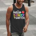 Hello Kindergarten Team Kinder Back To School Teacher Kids Men Tank Top, funny gift