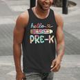 Hello Pre-K Pencil Teacher Student Tie Dye Men Tank Top, funny gift Hello Pre-K Pencil Teacher Student Tie Dye Men Tank Top, funny gift