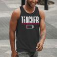 Humor Teacher Empty Battery Power Men Women Men Tank Top, funny gift