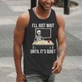 I'Ll Just Wait Until It's Quiet Skeleton Teacher Halloween Men Tank Top, funny gift I'Ll Just Wait Until It's Quiet Skeleton Teacher Halloween Men Tank Top, funny gift