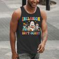 Inclusion Isn't Scary SLP Halloween Sped Teacher Therapy Men Tank Top, funny gift