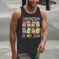 Inclusion Is My Jam SPED Teacher Special Education Teacher Men Tank Top, funny gift Inclusion Is My Jam SPED Teacher Special Education Teacher Men Tank Top, funny gift
