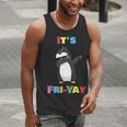 It's Fri-Yay Dabbing Penguin Friday Weekend Teacher Student Men Tank Top, funny gift