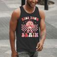 Kiss Your Brain Valentines Test Day Teacher Squad Kids Men Tank Top, funny gift
