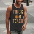Leopard Trick Or Teach Halloween Teacher Costume Women Men Tank Top, funny gift