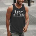 Let It Snow Christmas Pajamas Chemistry Teacher Men Tank Top, funny gift