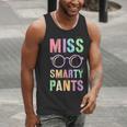 Little MISS SMARTY PANTS School Grad Teacher Last Day Men Tank Top, funny gift