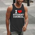 I Love Student Council Student Teacher Men Tank Top, funny gift