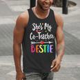 Matching Co-Teacher Best Friend She's My Bestie Work Team Men Tank Top, funny gift Matching Co-Teacher Best Friend She's My Bestie Work Team Men Tank Top, funny gift