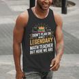 Math Teacher For Algebra Lovers Mathematics Men Tank Top, funny gift