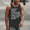 Never Mess With An English Teacher Back To School Men Tank Top, English Teacher Tank Tops, funny gift