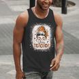 Messy Bun Spooky Teacher Bleached Halloween Teachers Men Tank Top, funny gift Messy Bun Spooky Teacher Bleached Halloween Teachers Men Tank Top, funny gift