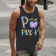 P Is For Pre-K Preschool Teacher Tie Dye Back To School Men Tank Top, funny gift P Is For Pre-K Preschool Teacher Tie Dye Back To School Men Tank Top, funny gift