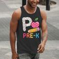 P Is For Pre K Teacher Student Pencil Apple Back To School Men Tank Top, funny gift P Is For Pre K Teacher Student Pencil Apple Back To School Men Tank Top, funny gift