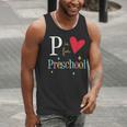 P Is For Preschool Teacher Student Back To School Men Tank Top, funny gift P Is For Preschool Teacher Student Back To School Men Tank Top, funny gift