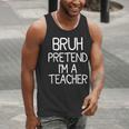 Pretend I'm A Teacher Halloween Costume Men Tank Top, funny gift Pretend I'm A Teacher Halloween Costume Men Tank Top, funny gift